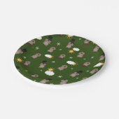 Groundhog Day-patroon Papieren Bordje (Gekanteld)