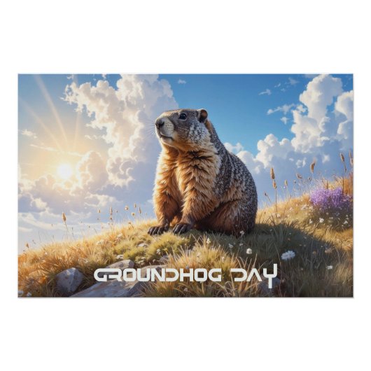 GROUNDHOG DAY PERFECT POSTER (Voorkant)