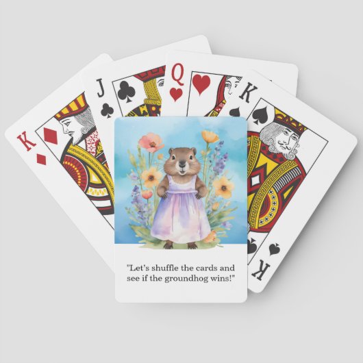 Groundhog Day Poker Cards - Leuk en eigenzinnig Pokerkaarten (Achterkant)
