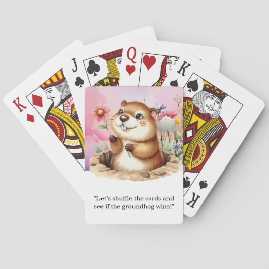 Groundhog Day Poker Cards - Leuk en eigenzinnig Pokerkaarten (Achterkant)