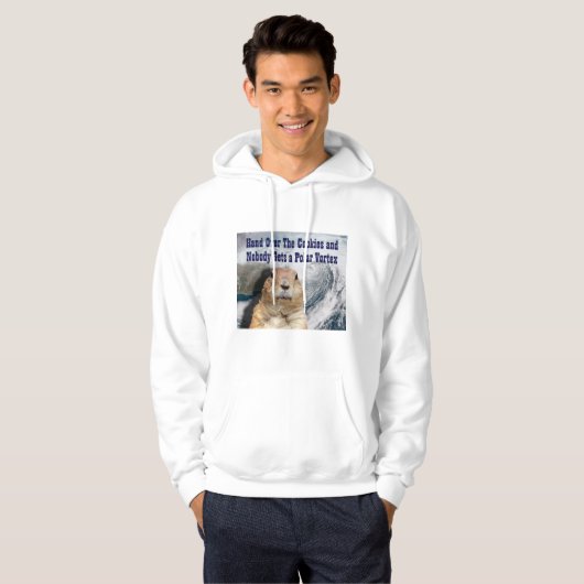 Groundhog Day Polar Vortex Hoodie (Voorkant volledig)