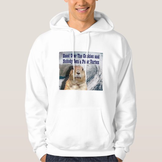 Groundhog Day Polar Vortex Hoodie (Voorkant)
