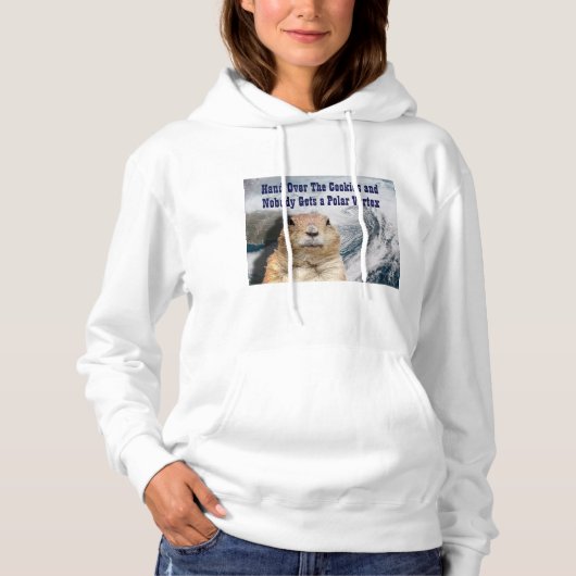 Groundhog Day Polar Vortex Hoodie (Voorkant)