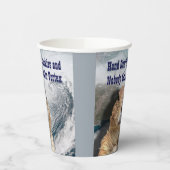 Groundhog Day Polar Vortex Papieren Bekers (Links)