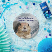 Groundhog Day Polar Vortex Papieren Bordje (Feest)