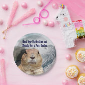 Groundhog Day Polar Vortex Papieren Bordje (Feest)