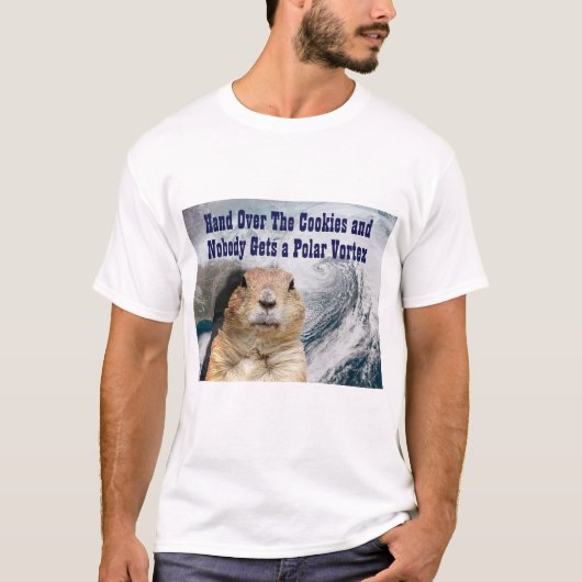 Groundhog Day Polar Vortex T-shirt (Voorkant)