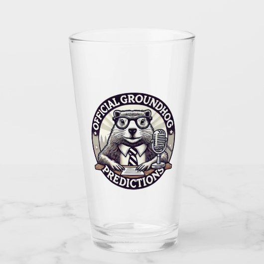 Groundhog Day Preditions - Meteo Marmotte Glas (Voorkant)