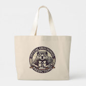 Groundhog Day Preditions - Meteo Marmotte Grote Tote Bag (Achterkant)