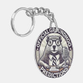 Groundhog Day Preditions - Meteo Marmotte Sleutelhanger (Voorkant Links)