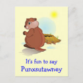 Groundhog Day Punxsutawney Briefkaart (Voorkant)