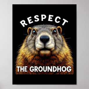 Groundhog Day Respecteer de bosmarmot _2  Poster