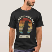 Groundhog Day Retro  Sunset T-shirt (Voorkant)