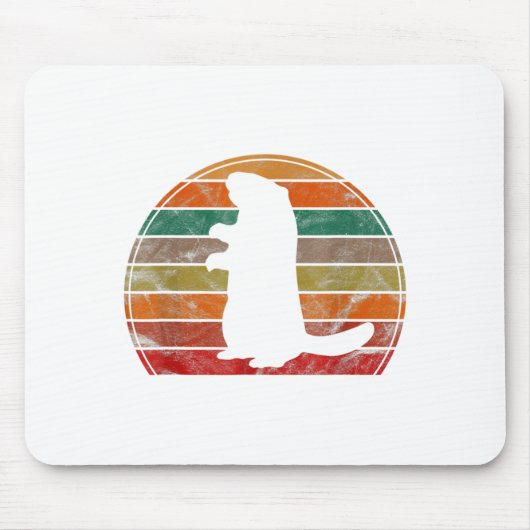 Groundhog Day Shadow Puppet Funny  Muismat (Voorkant)