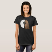 Groundhog Day Shadow Puppet Funny T-shirt (Voorkant volledig)