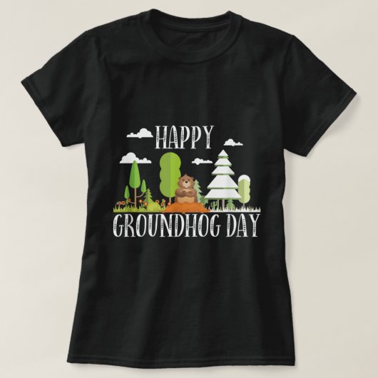 Groundhog Day Shirt Funny Groundhog Day Winter of (Design voorkant)