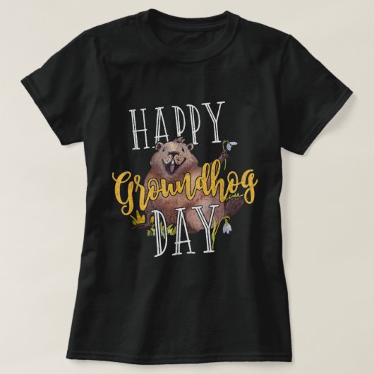 Groundhog Day Shirt Happy Groundhog Day-cadeaus (Design voorkant)