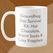Groundhog Day Survival Kit Koffiemok