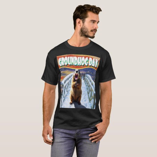 Groundhog Day T-shirt (Voorkant volledig)