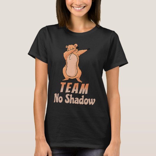 Groundhog Day Team No Shadow Dabbing Kinder Mannen T-shirt (Voorkant)