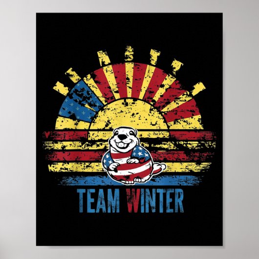 Groundhog Day Team Winter V5  Poster (Voorkant)