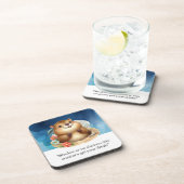 Groundhog Day-thema papier borden Bier Onderzetter (Rechterzijde)