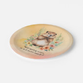 Groundhog Day-thema papier borden Papieren Bordje (Gekanteld)