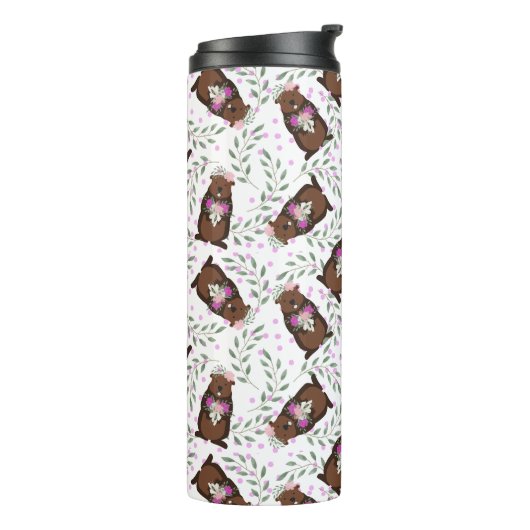 Groundhog Day Thermal Tumbler Thermosbeker (Gedraaid links)