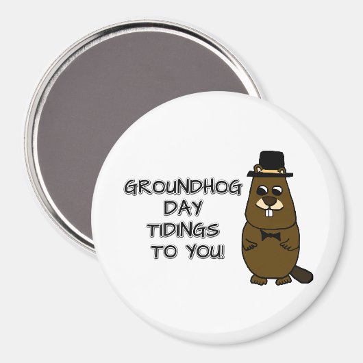 Groundhog Day tiendagen voor jou! Magneet (Voorkant / Achterkant)