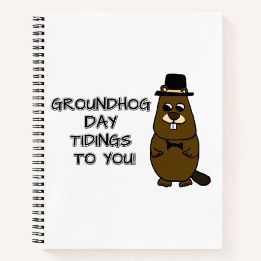 Groundhog Day tiendagen voor jou! Notitieboek (Voorkant)