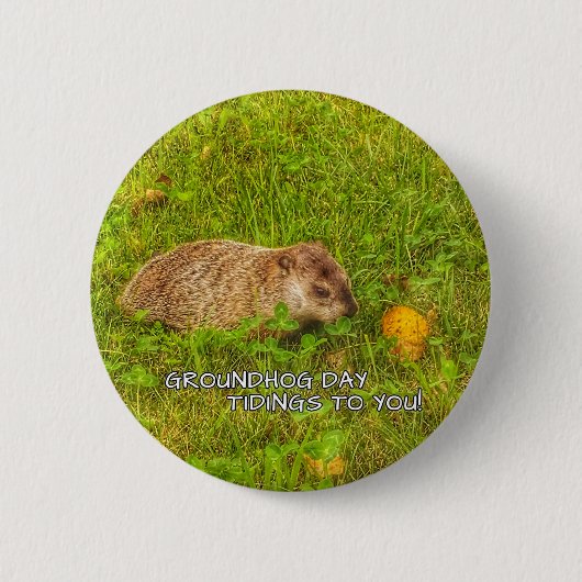 Groundhog Day-tiendensen voor u! Ronde Button 5,7 Cm (Voorkant)