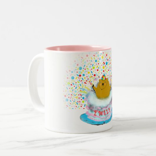 Groundhog Day Tweekleurige Koffiemok (Voorkant links)