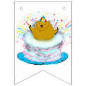 Groundhog Day verjaardagsfeestje Vlaggetjes (Eerste vlag)