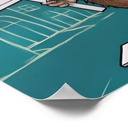 Groundhog Day viering Poster (Hoek)