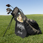 Groundhog Day viert Punxsutawney Golfhanddoek (Groen)