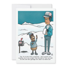 Groundhog Day Vlakke Wenskaart