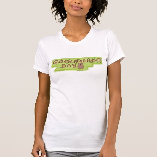 Groundhog Day Vrouwen T-shirt (Voorkant)