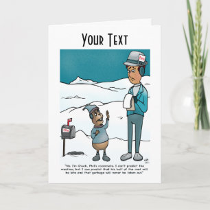 Groundhog Day Wenskaart Kaart