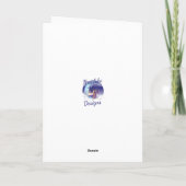 Groundhog Day Wenskaart met Schattigee Groundhog Feestdagen Kaart (Achterkant)