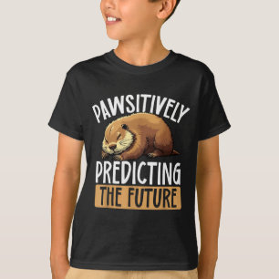 Groundhog Day woordspeling Schattig En Leuk Bosmar T-shirt