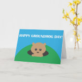 Groundhog Day - Word Scramble Kaart (Gele Bloem)