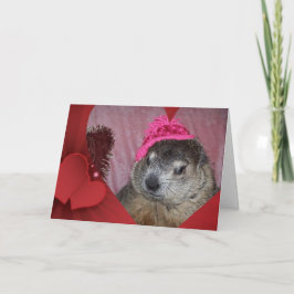 Groundhog, de Kaart van de Valentijnsdag van Clara