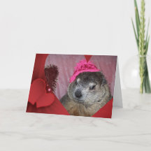 Groundhog, de Kaart van de Valentijnsdag van Clara