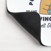 Groundhog Driving School Funny Men Women Retro Rod Muismat (Hoek)