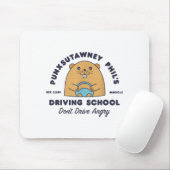 Groundhog Driving School Funny Men Women Retro Rod Muismat (Met muis)