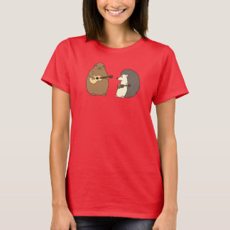 Groundhog, egel, T-shirt van Ukuleles