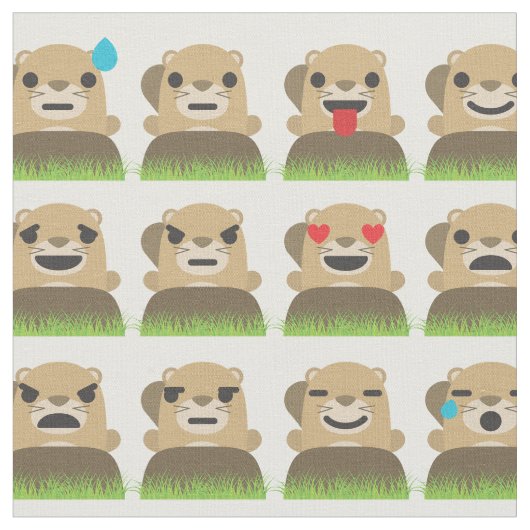 Groundhog emojis stof (Close Up)