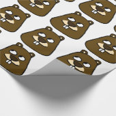 Groundhog Face Cadeaupapier (Hoek)
