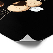 Groundhog Face Costume Kinder Groundhog Day Hallow Poster (Hoek)