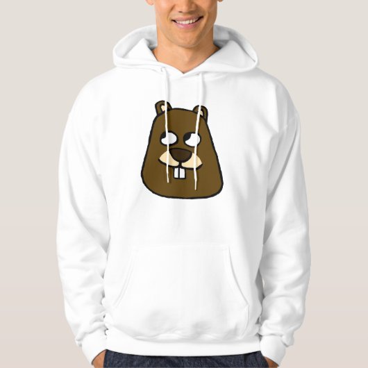 Groundhog Face Hoodie (Voorkant)
